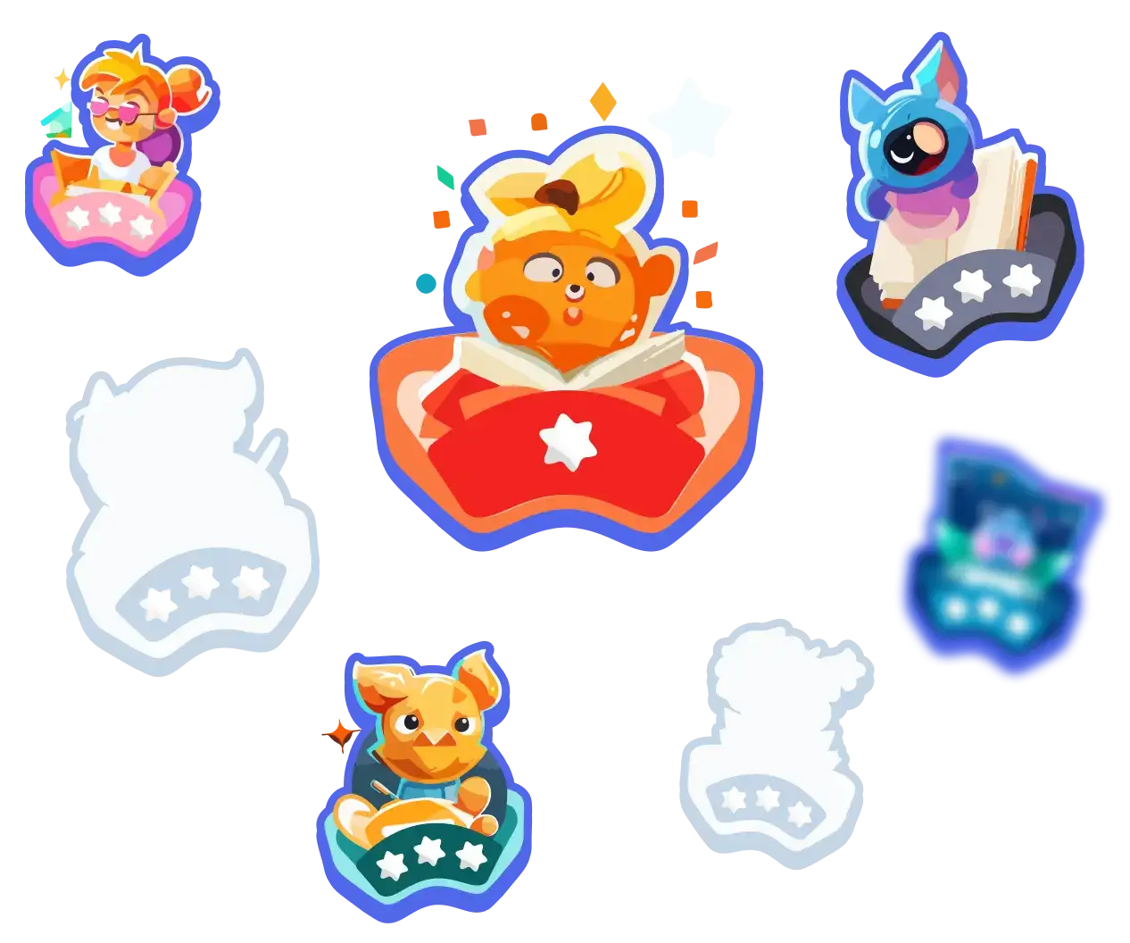 Pogether achievement rewards and progress